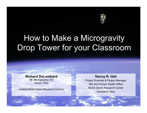 diy drop test tower|How to Make a Microgravity Drop Tower for your Classroom.